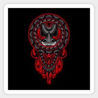 POLYNESIAN MASK 17 Sticker